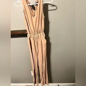 tan jumpsuit
